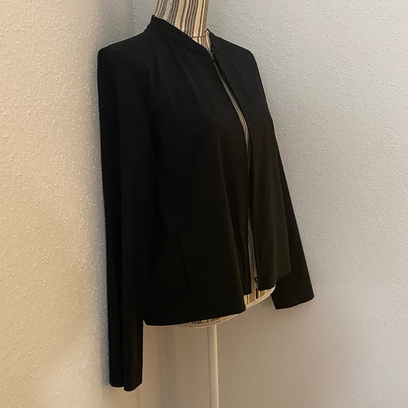 Co&Eddy Short Collar Black Zip Up Blazer | Sz Med - Picture 4 of 7